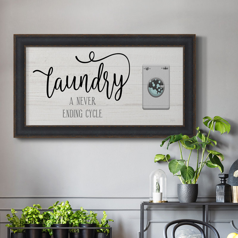 " Never Ending Laundry ", 25" H x 45" W x 2.5" D