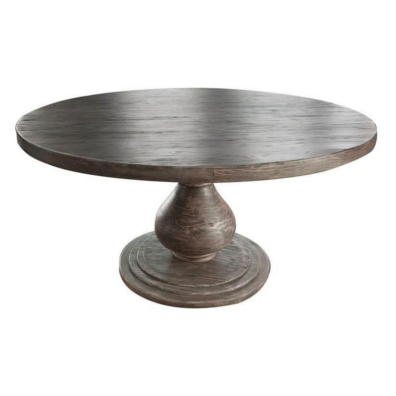 Cailem Round Solid Wood Top Dining Table