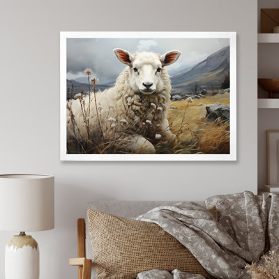 Sheep Serenade Of Silence II sur toile
