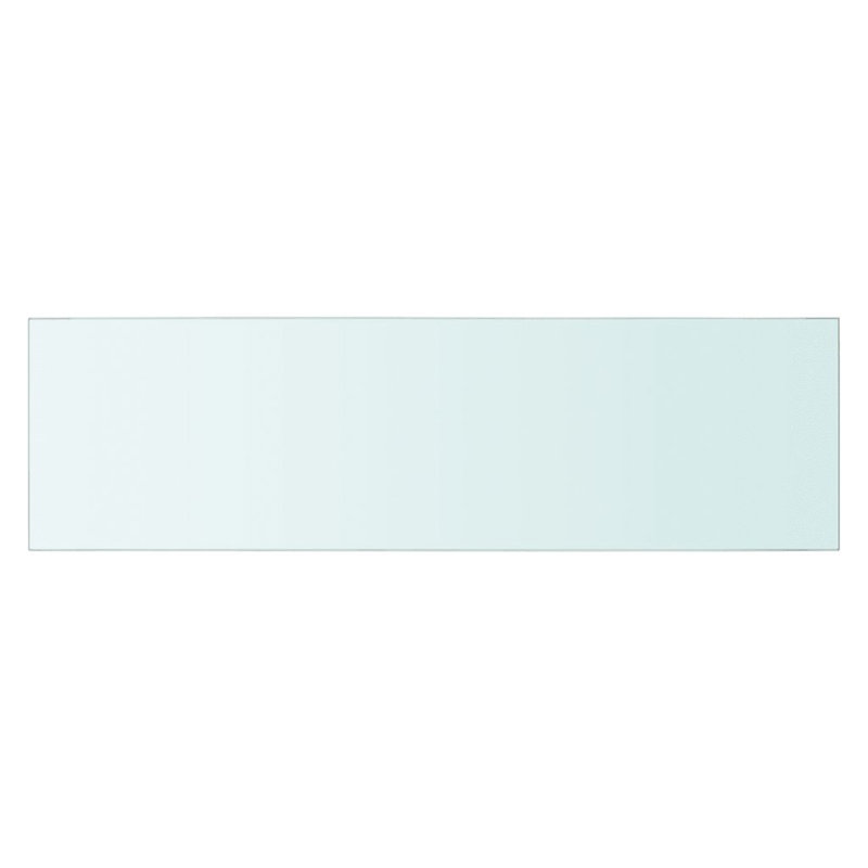 Tablette en verre, H 0,31 po x l 27,6 po x P 7,9 po