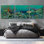 Art mural en verre épique «The Gate Keeper» par Tim Marsh