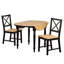 Ensemble de salle à manger en bois d'hévéa massif Kinslow-1029581223-1029581216