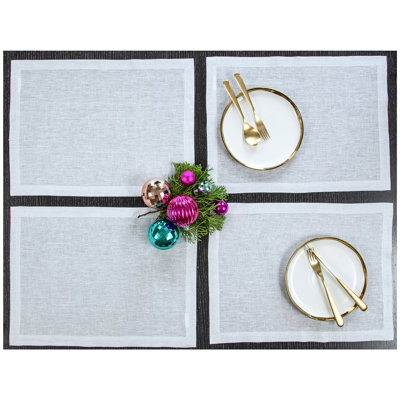 Festive Plain Placemats