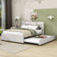 Lit plateforme tapissier avec couchette Elerte-566375429-566375483