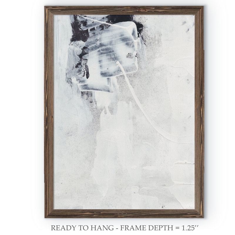 «Fire and Ice I» par Paul Cezanne - reproduction d'art encadrée, H 22 po x l 16 po x P 2 po, Toile encadrée, moka