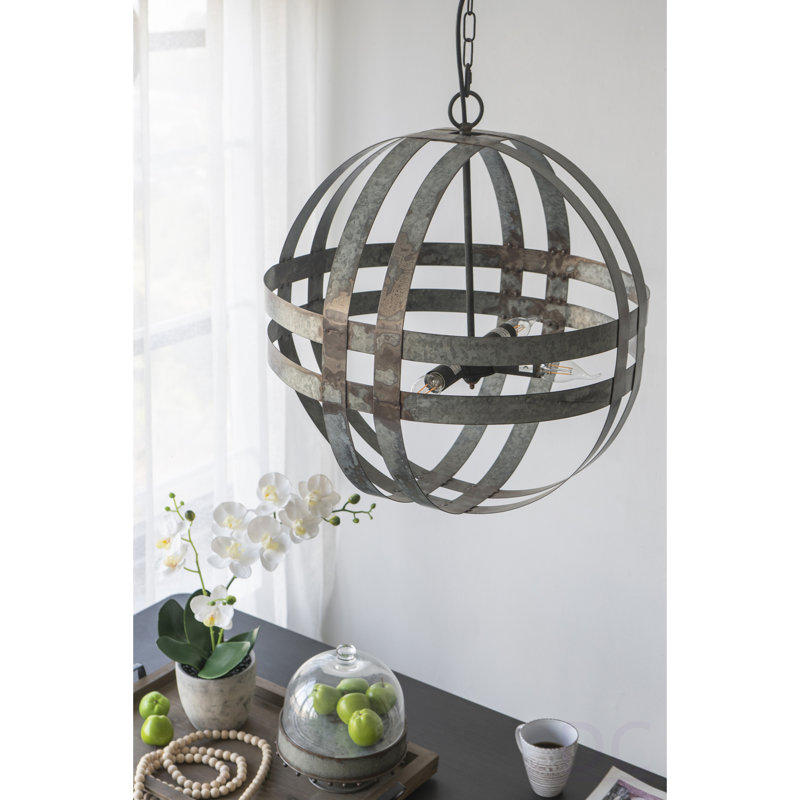 Suspended luminaire with adjustable chain