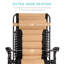 Fauteuil surdimensionné d'extérieur pliable avec plateau latéral Danny-James-86749732