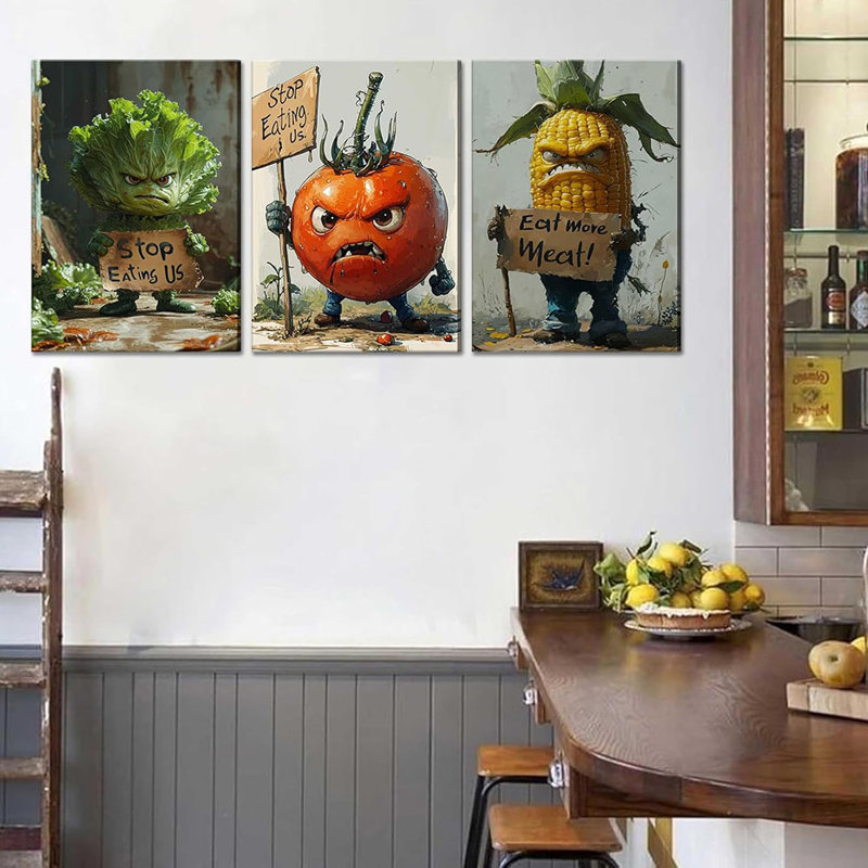 3 Piece Wrapped Canvas Print