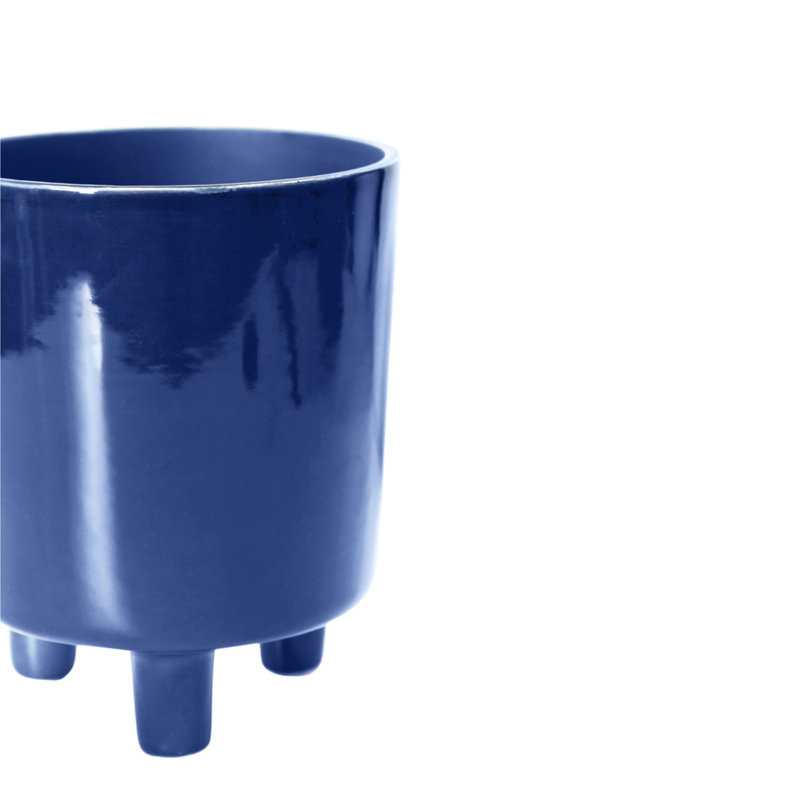 Pisa Navy Planter Blue H24CM D20CM