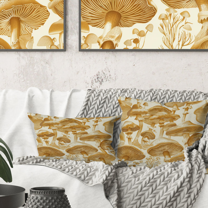 Coussin Gold, H 16 po x l 16 po