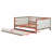 Upholstered Daybed With Trundle And Nailhead Decoration
