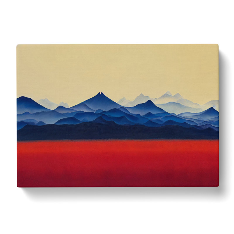 Desirable Mountain Abstract - Wrapped Canvas, 35cm H x 50cm W x 3cm D