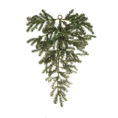 Colorado Spruce Lighted Faux Mixed Assortment Swag
