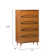 Amoakuh 5-Drawer Solid Wood Chest