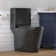 Elongated One Piece Toilet with Comfort Seat Height 17.3", Power Dual Flush 0.8/1.28 GPF and MAP 1000g