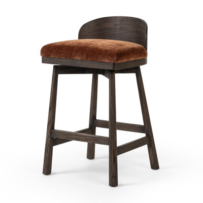 Cloris Swivel Stool-Altair Sienna-Counter & Bar