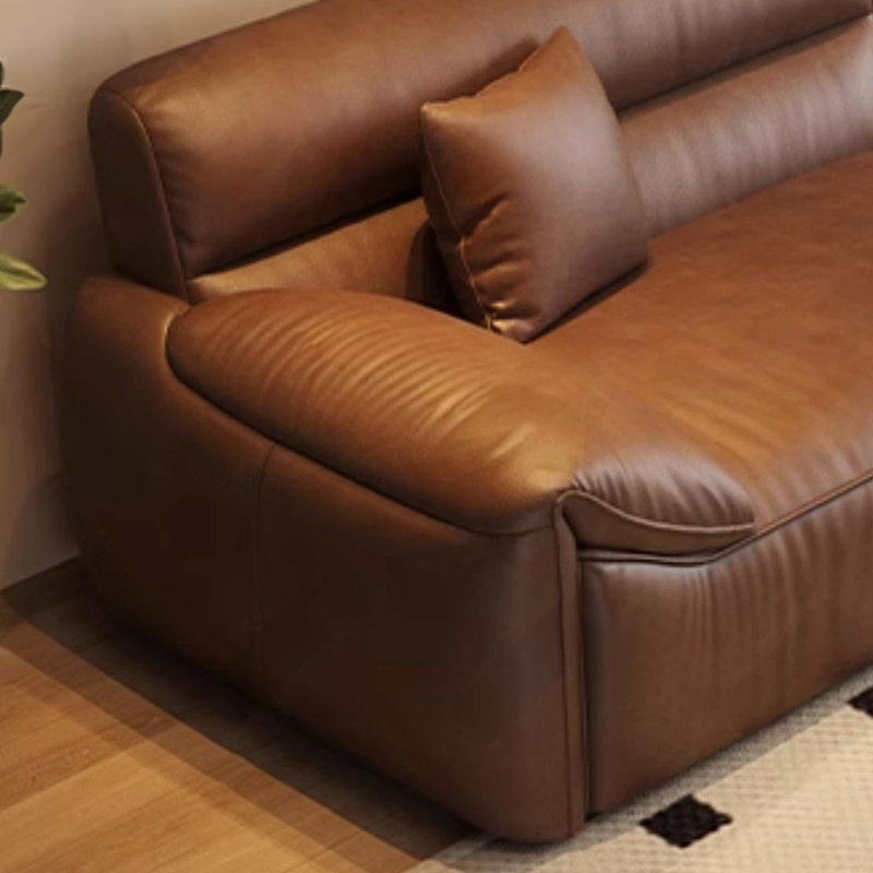 Retro style simple modern Italian minimalist sofa, 31.49" H x 74.8" W x 38.58" D, 2