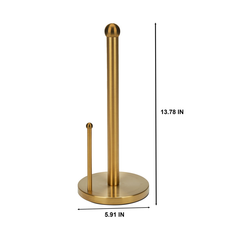  Paper Towel Holder In Gold, Gold