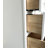 Disar 51'' Single Bathroom Vanity With Right Linen Tall Cabinet Dovetail Solid Wood Drawer Carrara Quartz Top-111107784