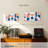 Retro Geometric Abstract VIII Multi Piece Canvas Print-93063025