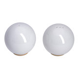 Gem Cut Gold Salt And Pepper Shaker Set