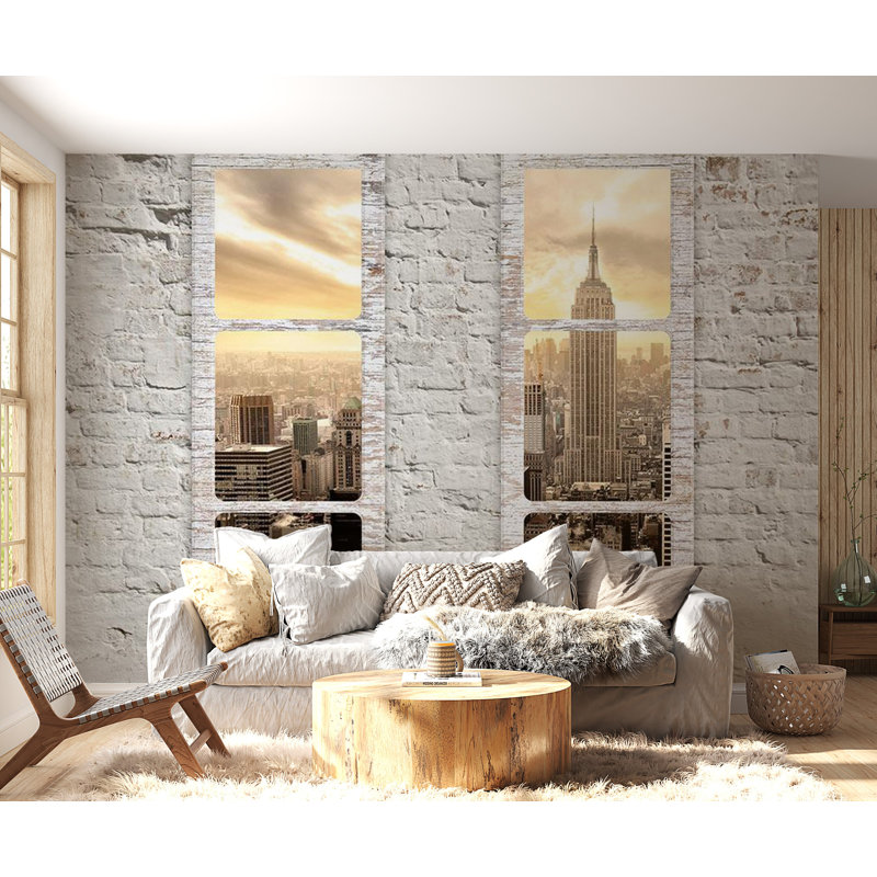 Murale pelez et collez - Lugene, 82'' L x 115'' W