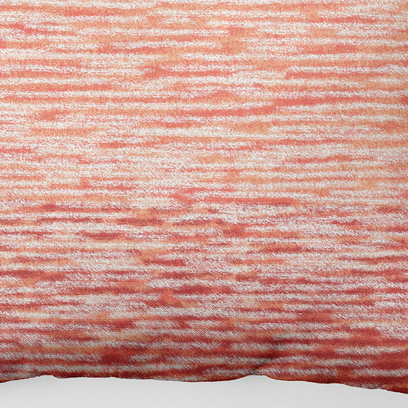Housse de coussin d'extérieur carré Beach Insert, 20 po x 20 po, Corail