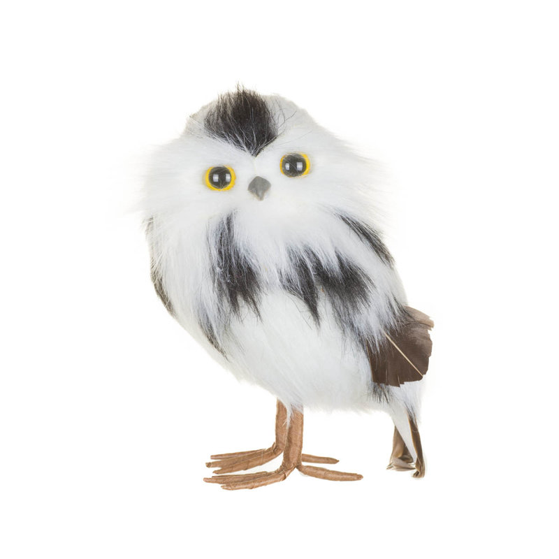 Ensemble de 4 figurines chouette blanche