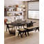Table de bureau scandinave luxueuse en bois massif-657368477