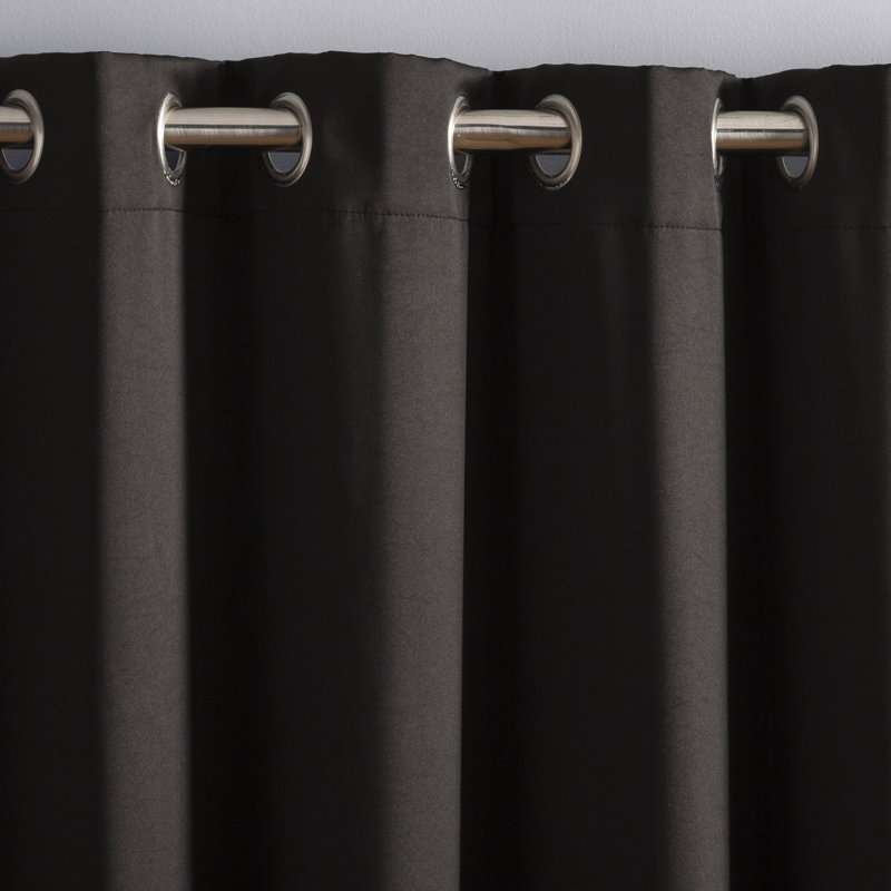 Panneau coulissant en polyester, Noir