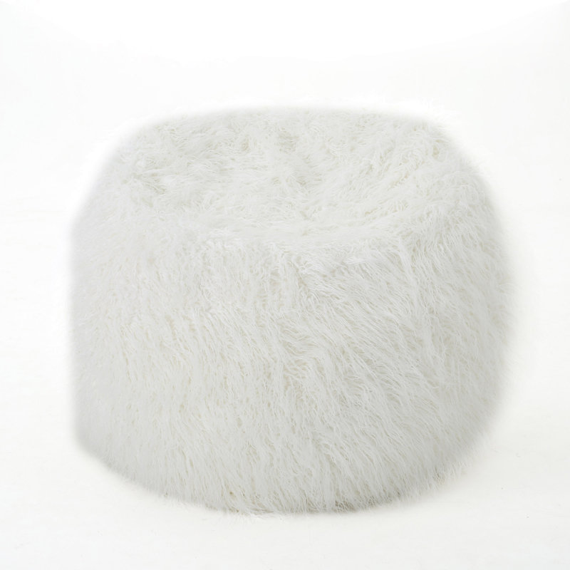 Sac à billes Mahin, Fausse fourrure blanche