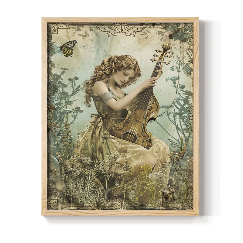 Reproduction encadrée WOMEN Series CECXCIV - bois massif, H 30 po x l 24 po