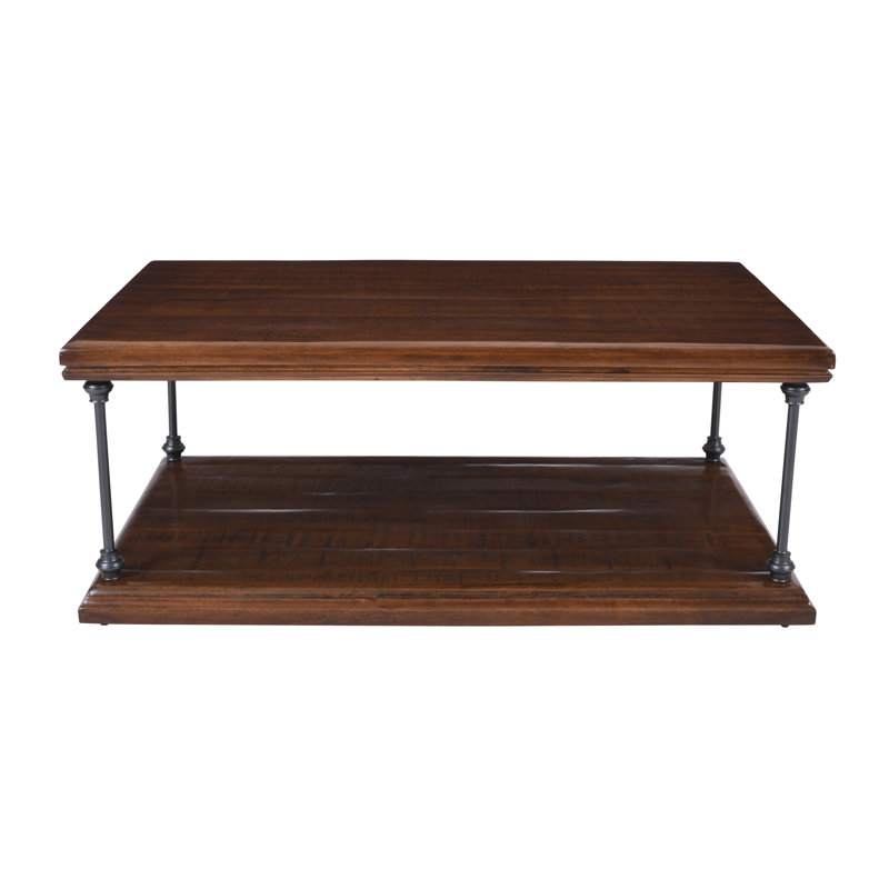 Jiyana 3 - Piece Solid Wood Top Living Room Table Set