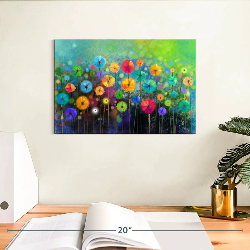 Harnek Rainbow Flowers, 8" H x 12" W