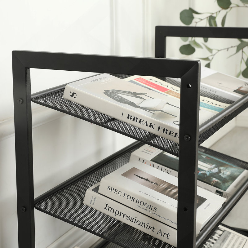 Bookshelf, 3-Tier Freestanding Shoe Rack