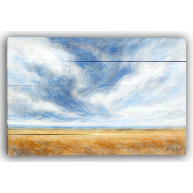 «Vast Prairie Sky», impression sur toile de bois, H 36 po x l 48 po