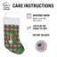 Chaussette de Noël Beagle Christmas PoinsettIas-119850267