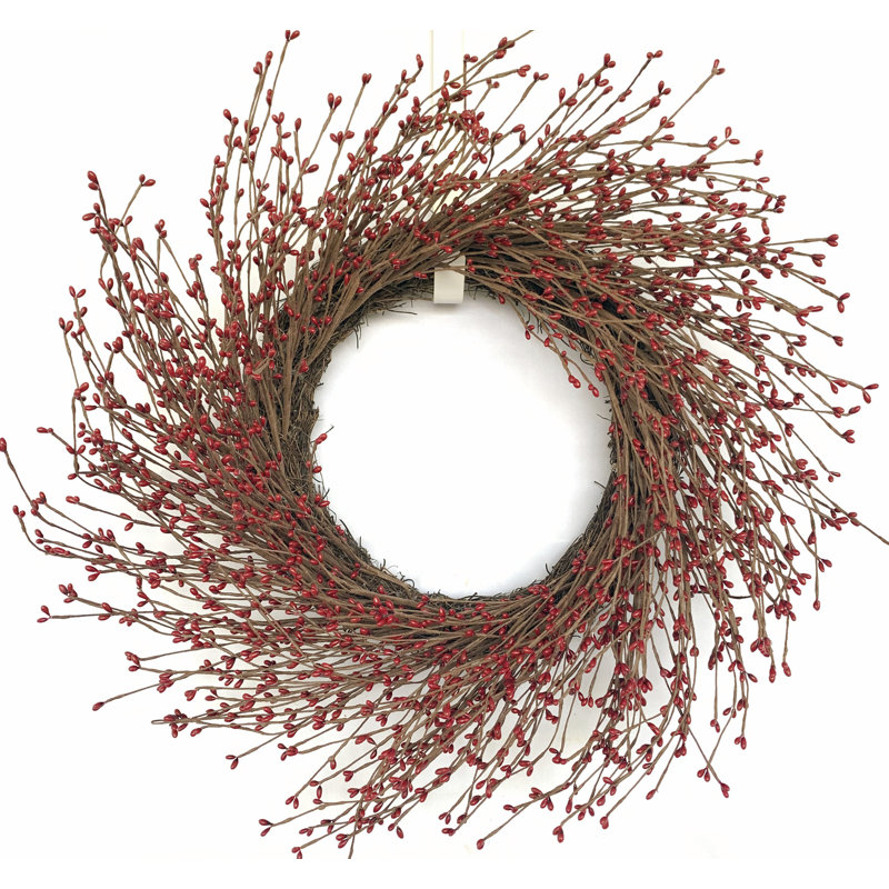 Pip 22'' Handcrafted Faux Grapevine, Berry Wreath