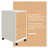 Home Office Wood Top Desk and Storage Set-598608136