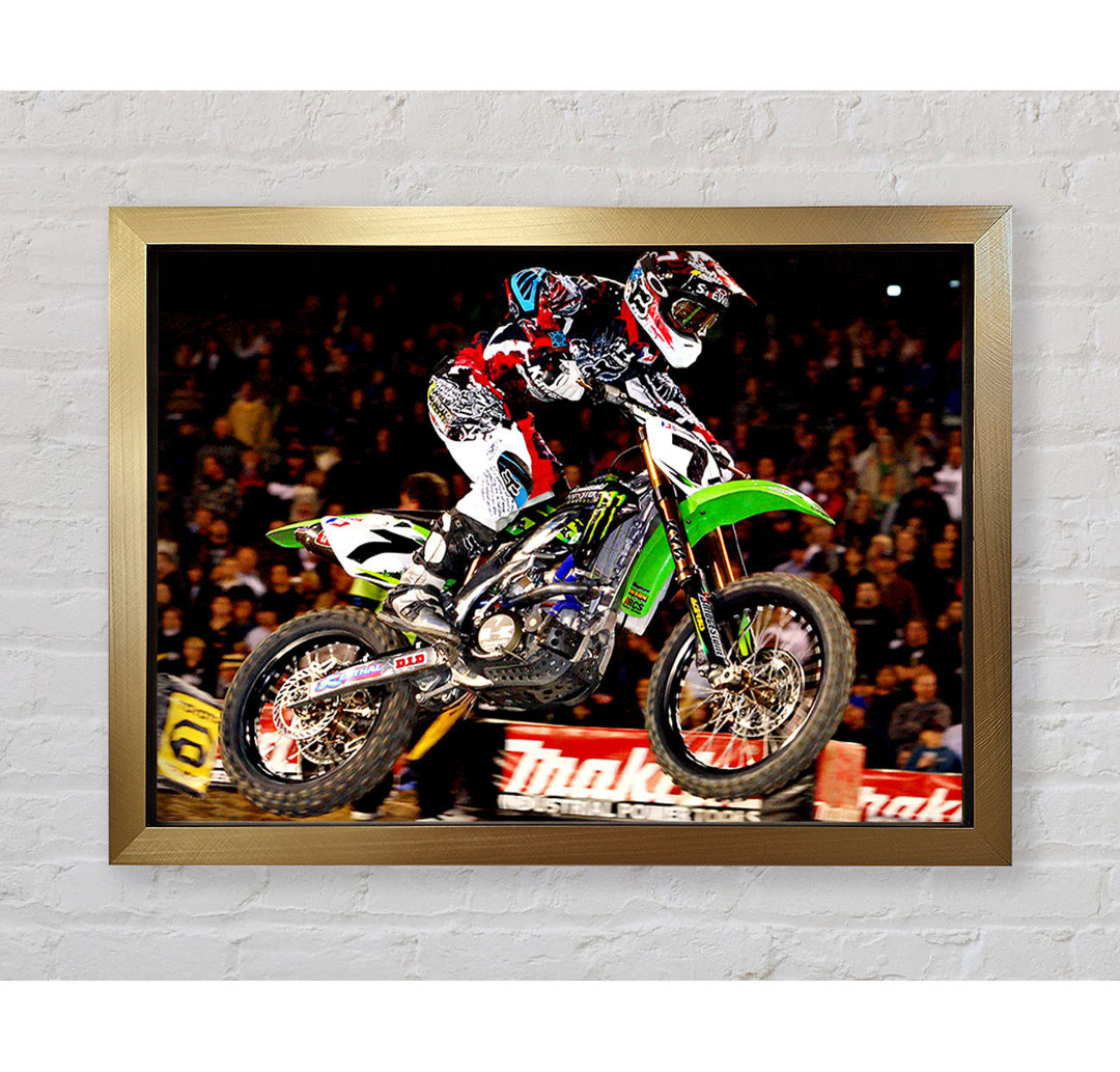 Motorcross James Stewart (Bubba) - Einzelne Bilderrahmen Kunstdrucke