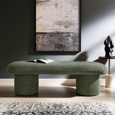 Banc en velours Orla Performance taupe
