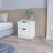 White 2-Drawer Nightstand-1457977404