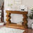 Geometric Block Stacked Console Table