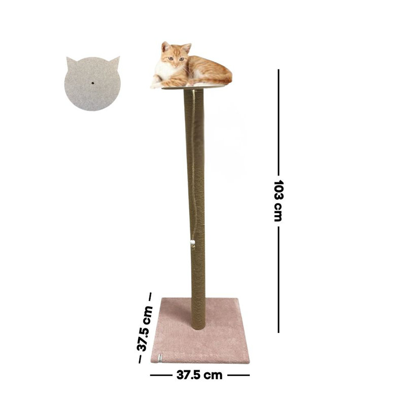 Grattoir pour chat, Rose