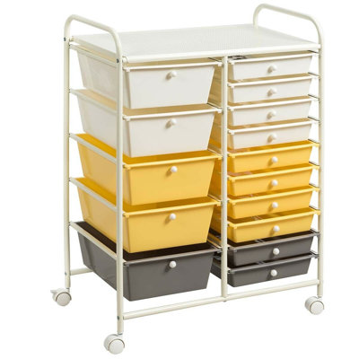 34.5'' H x 25'' W Utility Cart with Wheels
