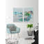 Diptyque coloré de parasols de plage-62719616