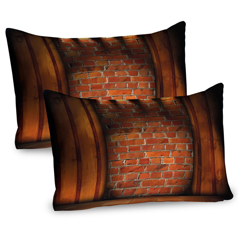 Ensemble de 2 taies décoratives Ambesonne Rustic, H 20 po x l 36 po