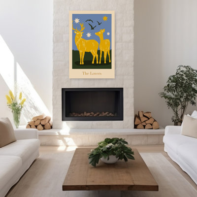 Modern Tarot Card Poster Abstract Contemporary Wall Art
