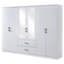 Sujeiry 6 Door Manufactured Wood Wardrobe