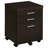 Premium Craftsmanship - Holter 3-Drawer Home Office Mobile File Cabinet Cappuccino